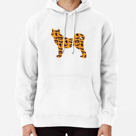 Discover shiba inu dog halloween pattern gift Hoodies