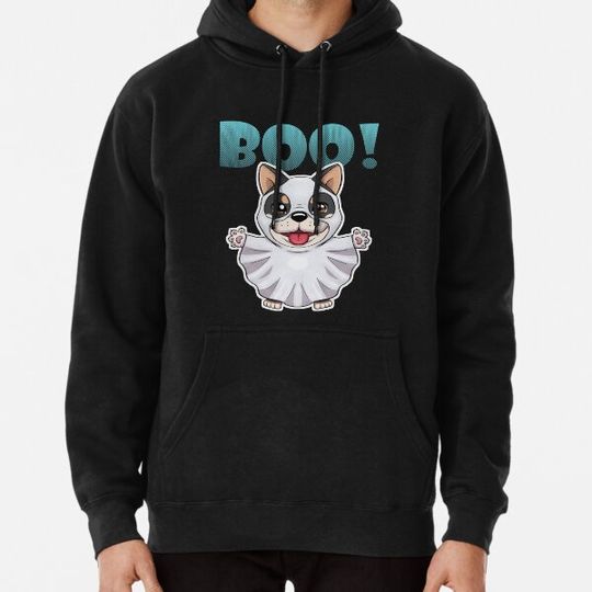 Discover Boo Ghost Shiba Inu Puppy | Halloween Puppy | Black Hoodies