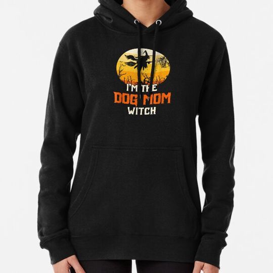 Discover I'm The Dog Mom Witch Matching Family Halloween Party Hoodies