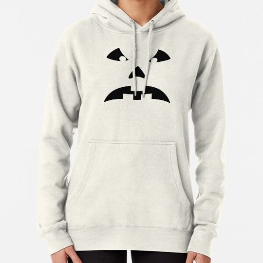 Discover Angry Jack O Lantern Pumpkin Face Hoodies