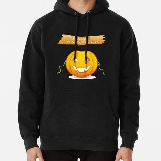 Discover Happy Halloween mask Hoodies
