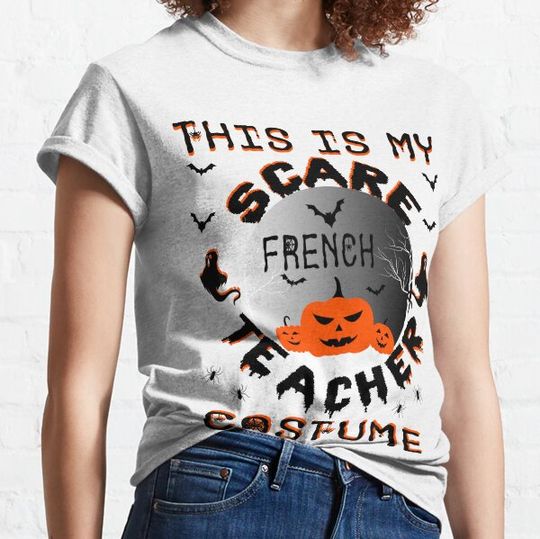 Discover This is My Scare French Grade Teacher Costume For Halloween Day T-shirts