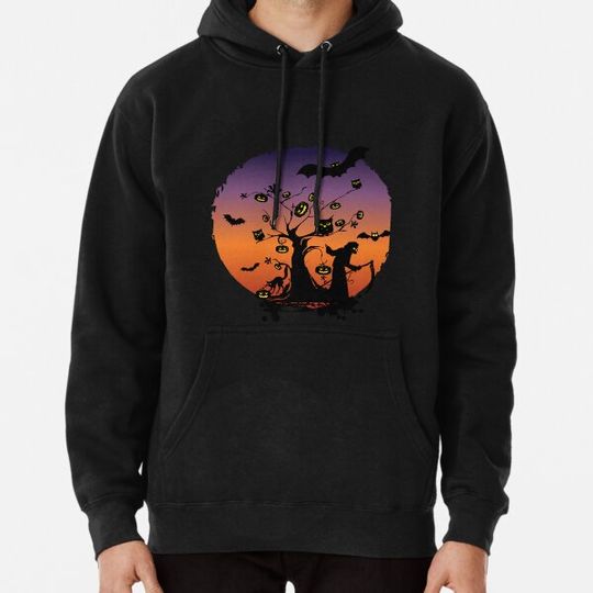 Discover halloween scary evil pumpkin funny pumpkin Hoodies