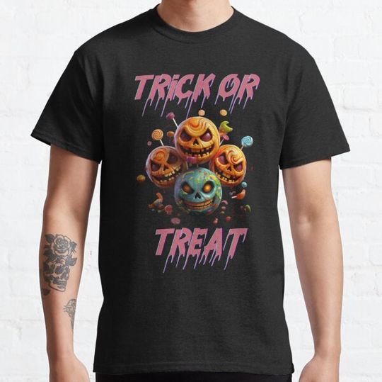 Discover Trick or Treat - Halloween: A Spellbinding Adventure of Magic and Mystery! T-shirts