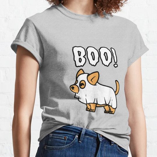 Discover Corgi Boo! Cute Dog Halloween T-shirts