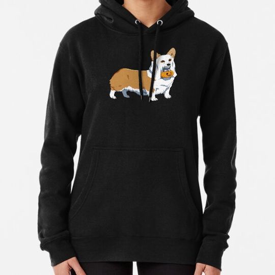 Discover Halloween Corgi Dog Hoodies