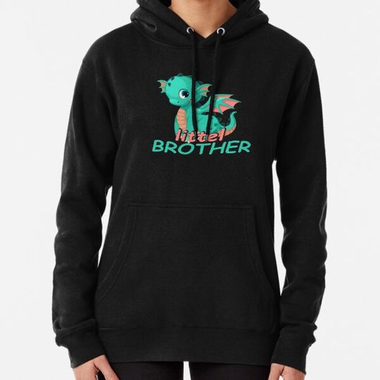 Discover littel brother dino funny dinosaur lovers gift idea Hoodies