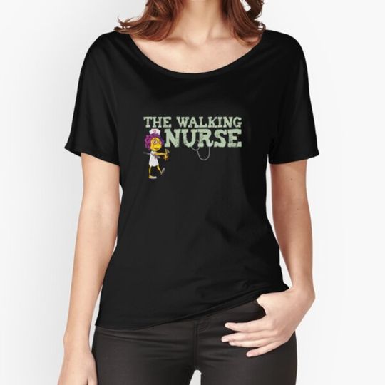 Discover Funny Halloween Walking Zombie Nurse T-shirts