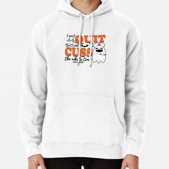 Discover Nurse cuss the whole time Halloween 2023 Hoodies
