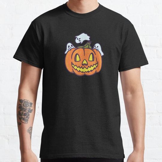 Discover Jack O' Lantern and Little Ghosts T-shirts