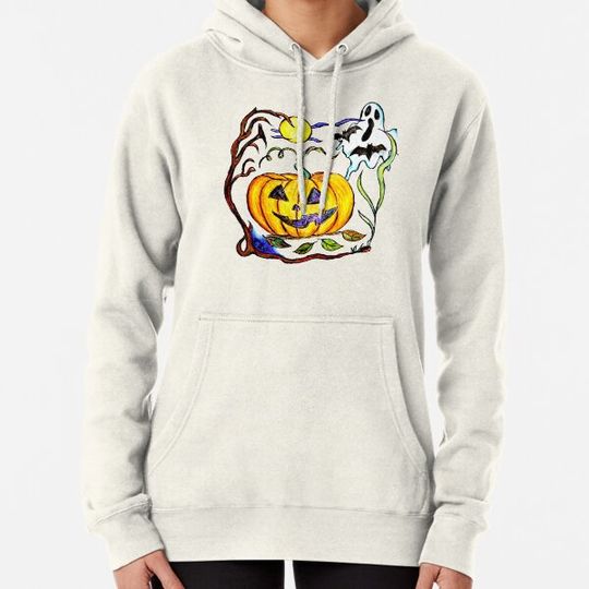 Discover Jack-o'-lantern pumpkin Halloween design Hoodies