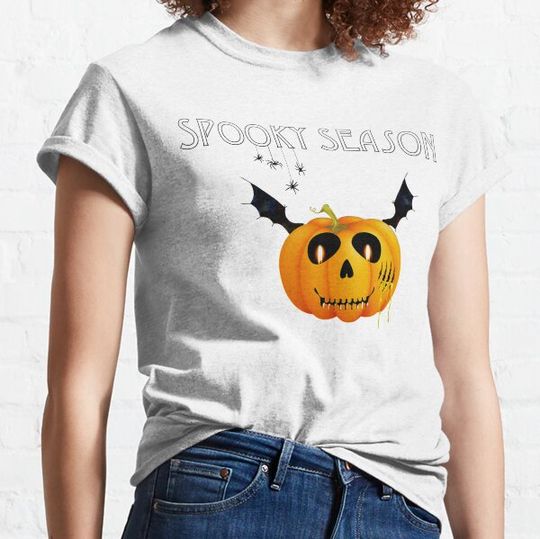 Discover Spooky Halloween Jack O lantern T-shirts