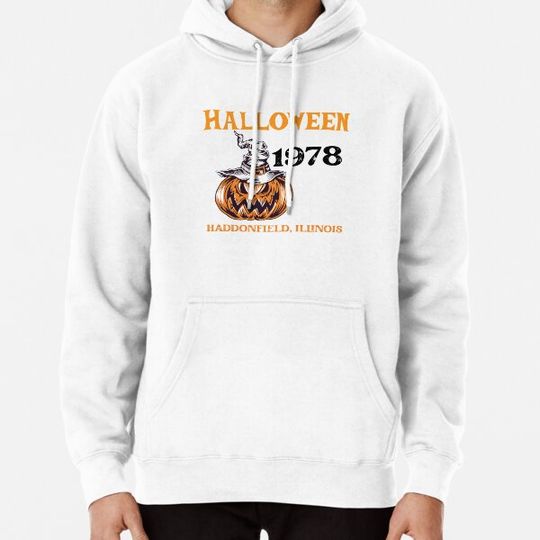 Discover Halloween 1978 Holiday Spooky Myers Pumpkin Haddonfield Hoodies