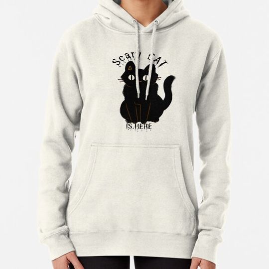 Discover Scary cat is here Hoodies