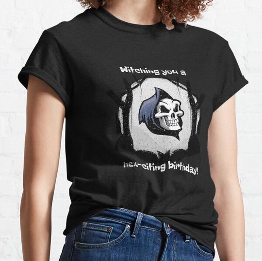 Discover Witching you a hex-citing birthday, Halloween Birthday T-shirts