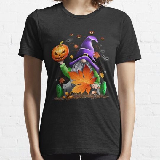 Discover Cute Matching Gnome Witch Lovers Birthday Shirt Scary Pumpkin Halloween Day Design T Shirt T-shirts