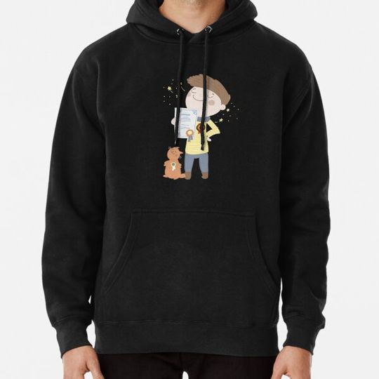 Discover A Cat and an Owl Hoodie #2