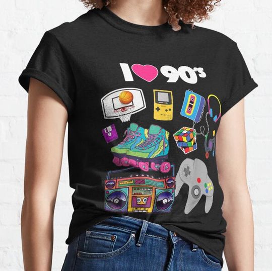 Discover Cool I Heart Love 90's T-shirts