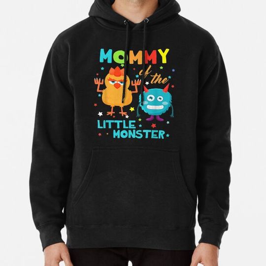Discover Mommy Of The Little Monster Birthday Family Monster S Hoodies
