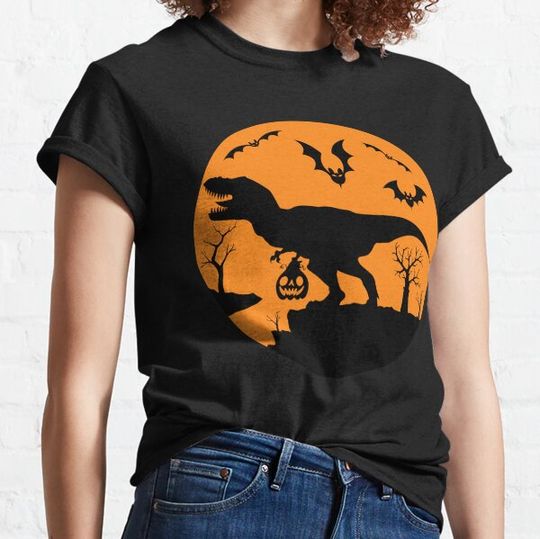 Discover Kids Halloween , Halloween Dinosaur Family T-shirts