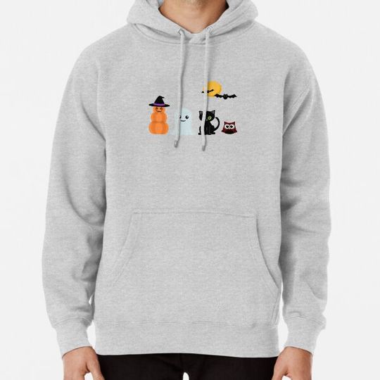 Discover Cute Halloween Family Art Lovely And Funny Ghosts Hoodies