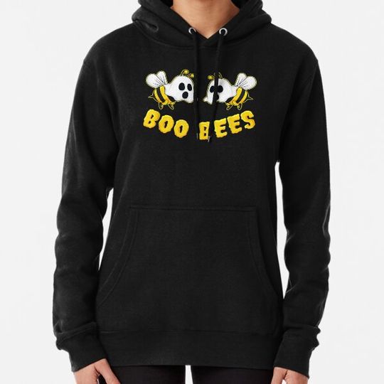 Discover Halloween Boo Bees Ghost Matching Couples Family Funny Hoodies