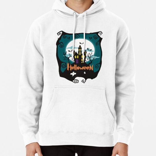 Discover Helloween old House, Ghosts, Scary house Hoodies
