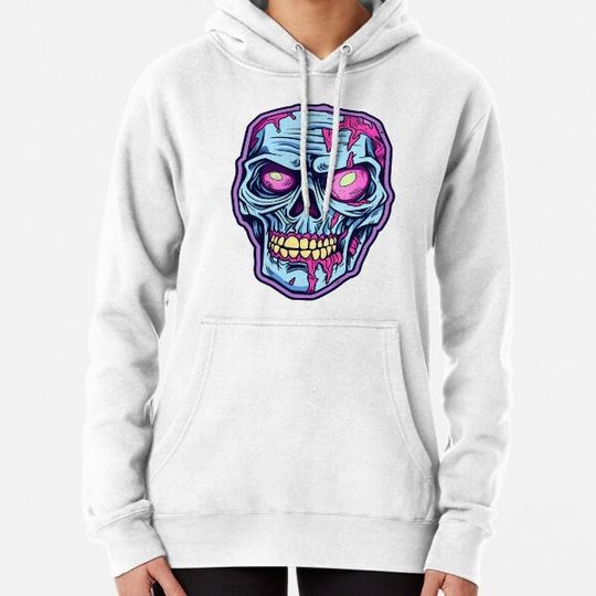 Discover Zombie Head #6 Hoodies