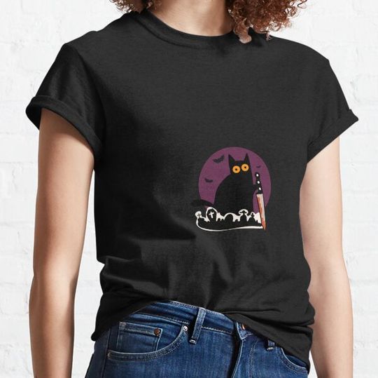 Discover Spooky Cat Halloween T-shirts