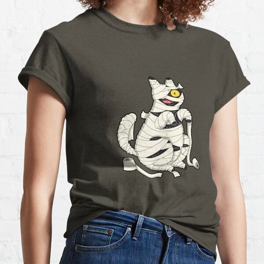 Discover Funny mummy spooky halloween cat T-shirts