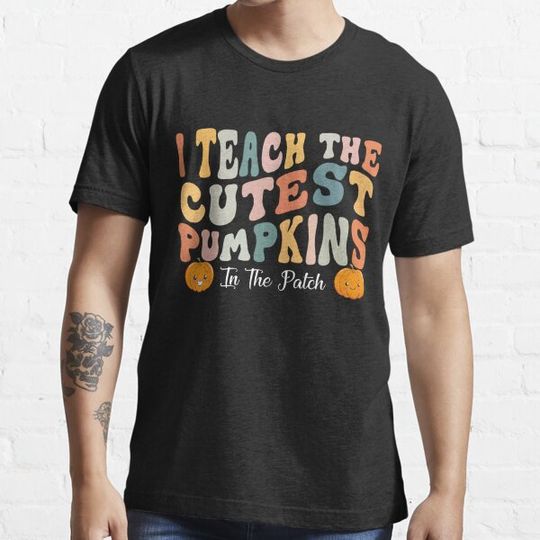Discover I teach the cutest pumpkins in the patch, halloween teacher T-shirts