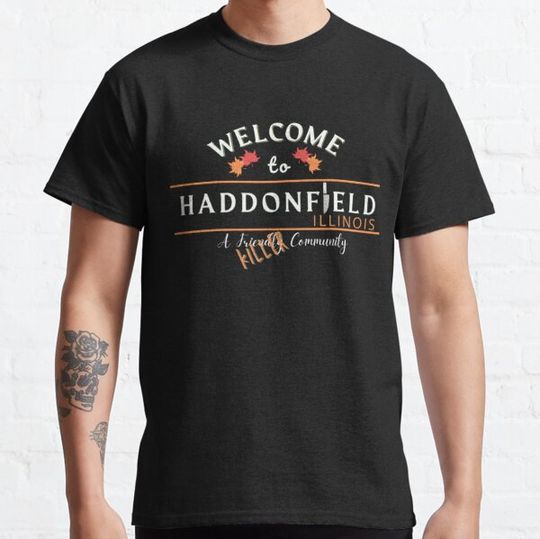 Discover Welcome to Haddonfield Halloween Horror Michael Myers T-shirts