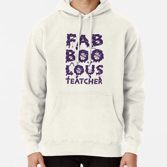 Discover Fab Boo Lous Teacher cool and Funny Boo Ghost Halloween Horror Hoodies