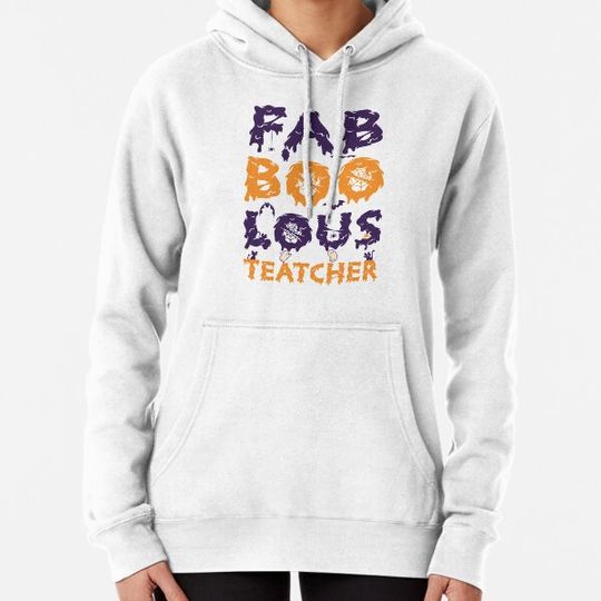 Discover Fab Boo Lous Teacher cool and Funny Boo Ghost Halloween Horror Hoodies