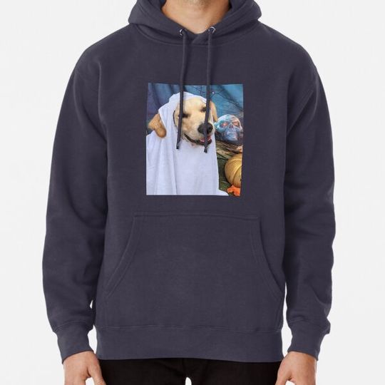 Discover Copy of Golden retriever Halloween ghost costume Hoodies