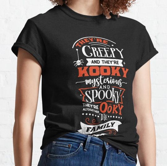 Discover Creepy Kooky Family T-Shirt for Halloween