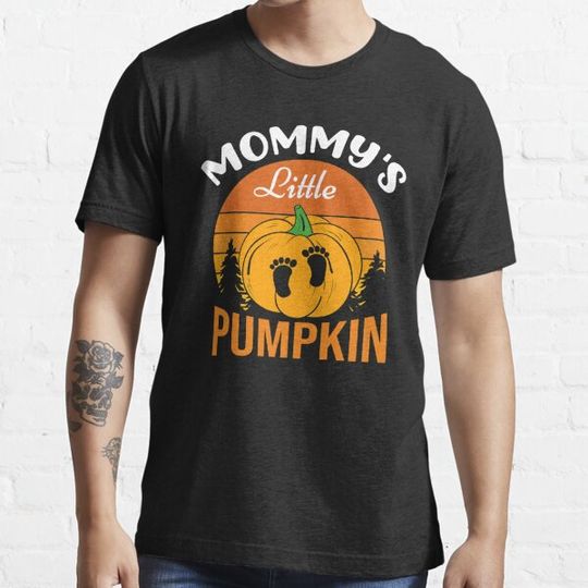 Discover Halloween Pregnancy Mommy's Little Pumpkin T-shirts