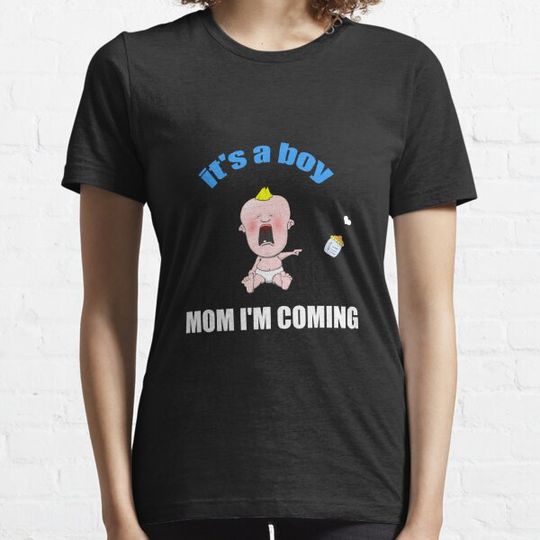 Discover pregnancy announcement gift for  boy Classic T-Shirt T-shirts