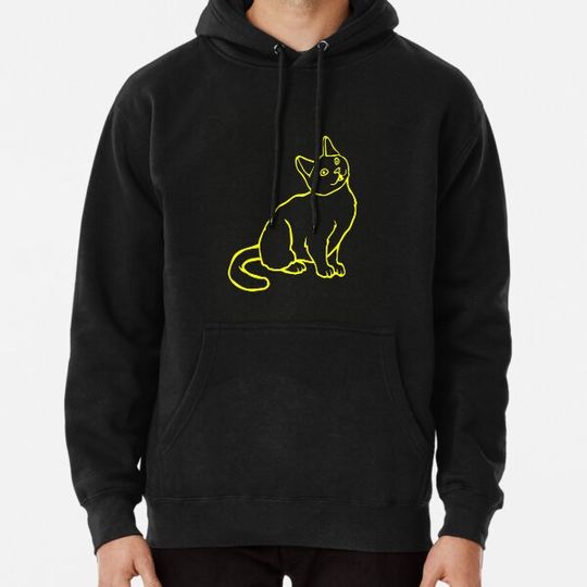 Discover Carthusian Kitten Yellow Hoodies