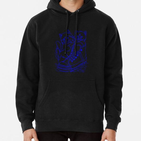 Discover Cute Kitten navy Blue Hoodies