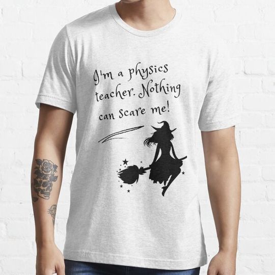 Discover Physics Teacher Halloween Design T-shirts