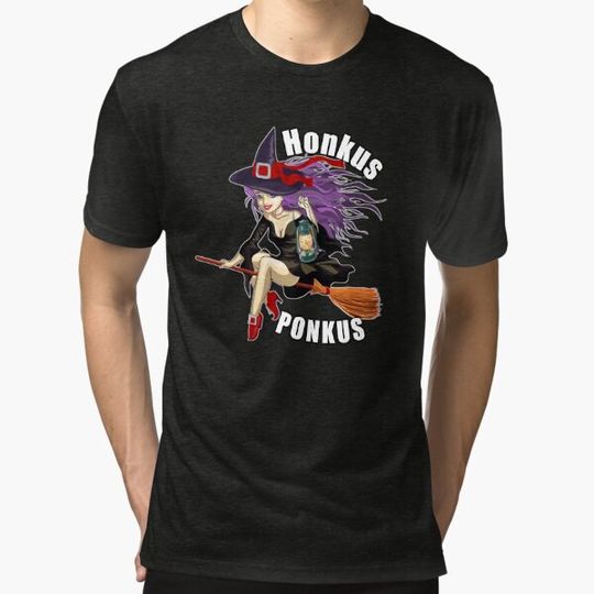 Discover Honkus Ponkus Funny witch T-shirts