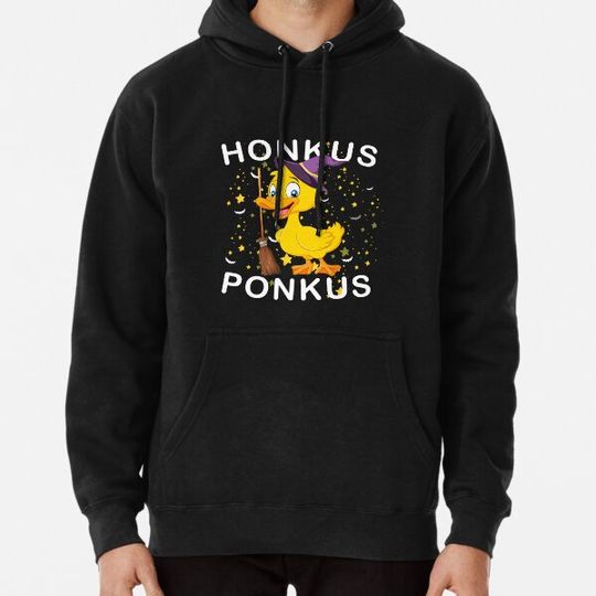Discover Funny Halloween Witches Duck Cute Honkus Ponkus Gifts Hoodies