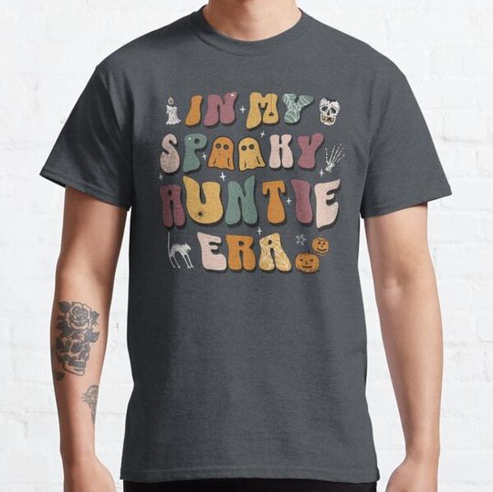 Discover In My Spooky Auntie Era Sweater, Halloween Aunt Gift Jumper - Pumpkin Shirt T-shirts