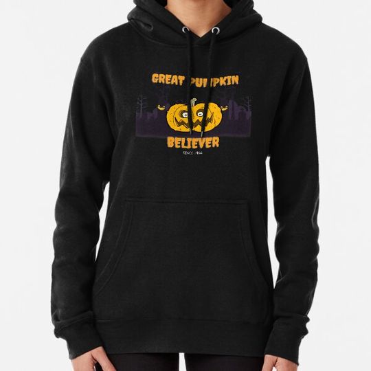 Discover Great Pumpkin Believer Funny Scary Halloween Quotes Hoodies