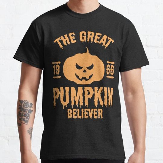 Discover The great 1966 pumpkin Believer Halloween T-shirts