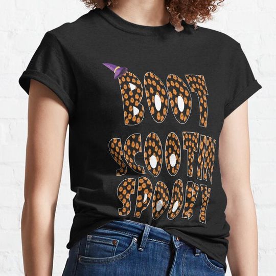 Discover boot scootin spooky halloween shirt T-shirts