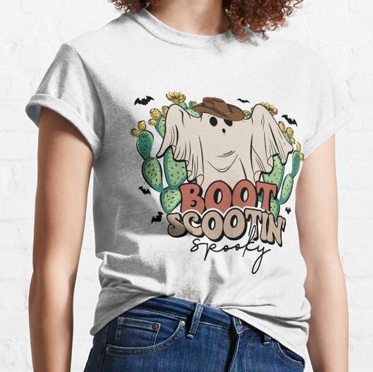 Discover Boot Scootin Halloween PNG - Western Ghost Design
