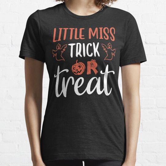 Discover Little Miss Trick Or Treat Halloween Pumpkin T-shirts