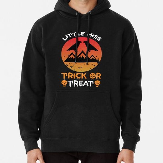 Discover Little Miss Trick Or Treat Halloween Costume Hoodies